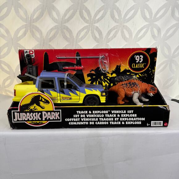 Jurassic Park '93 Classic 30th Anniversary Track & Explore Vehicle Set - Picture 5 of 10